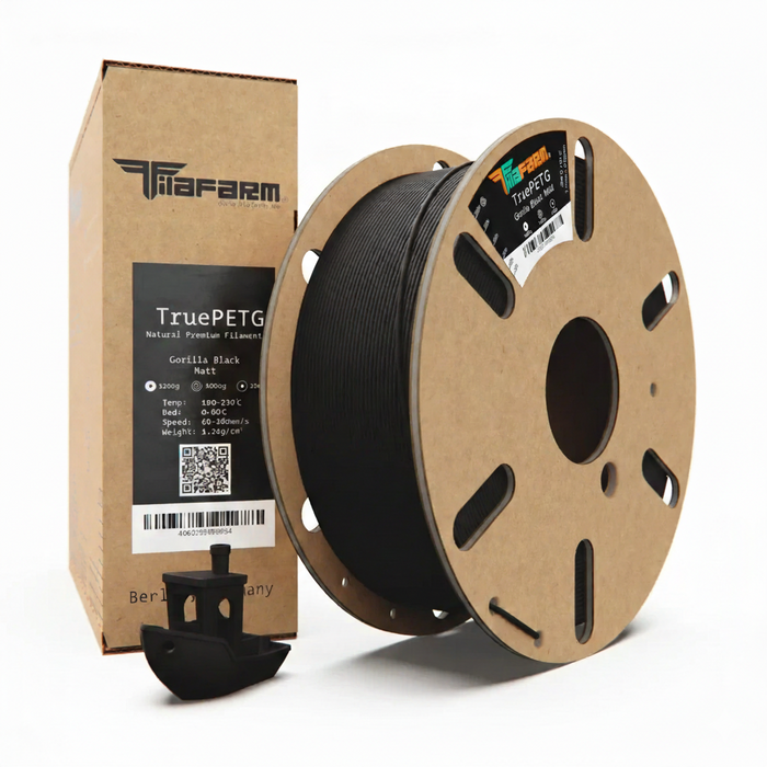 Filafarm / TruePETG / 1.75mm / Gorilla Black Matt / 1.100g